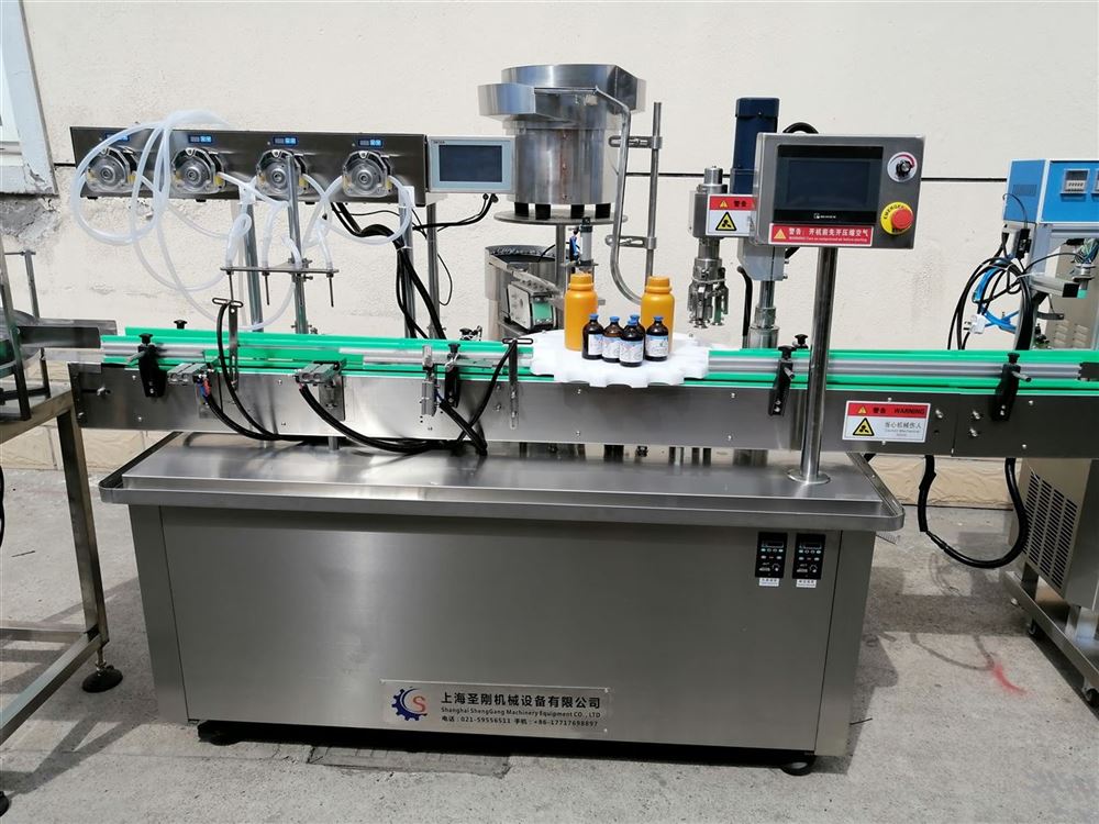 5ml西林瓶液體灌裝加塞軋蓋機視頻