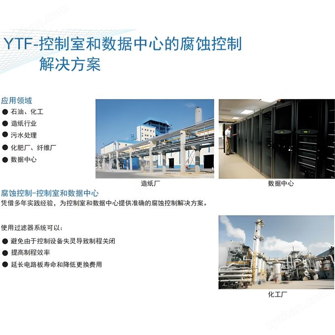 YTF-控制室和數據中心的腐蝕控制解決方案