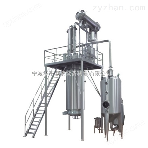 熱回流提取濃縮器的結(jié)構(gòu)組成部分