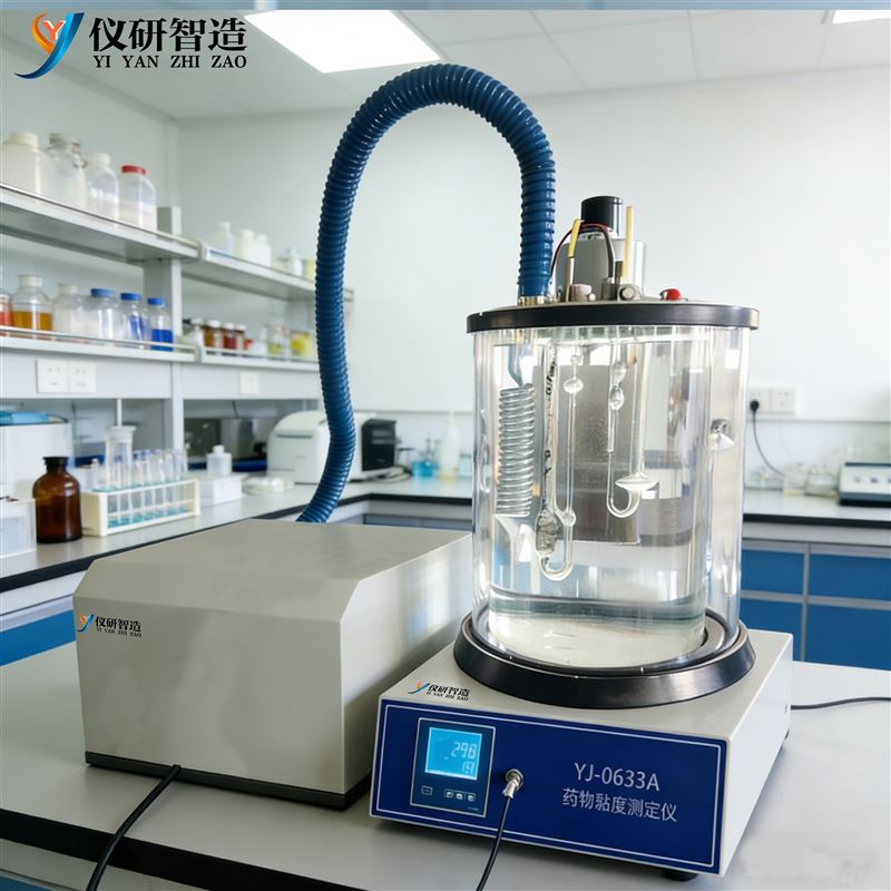 仪研智造YJ-0633A药物黏度测定仪入驻南京诺唯赞集团