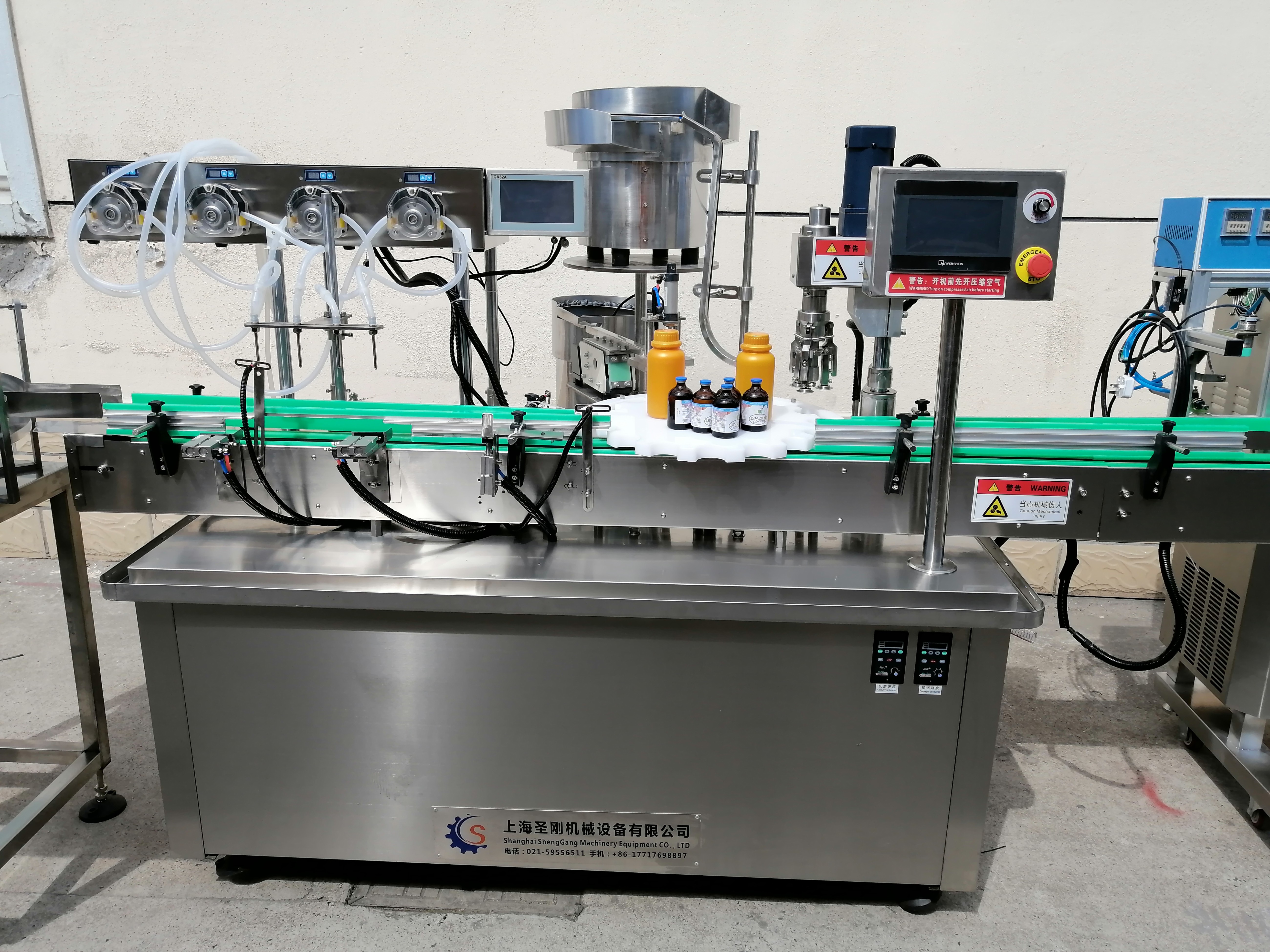 我司西林瓶灌装机凭借高精准度获得市场广泛认可