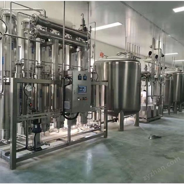 荊門市制藥專用500L/H列管式多效蒸餾水機(jī)