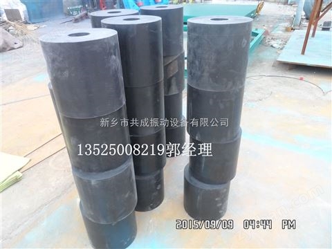 振動(dòng)篩配件100*100*30橡膠減震墊復(fù)合彈簧